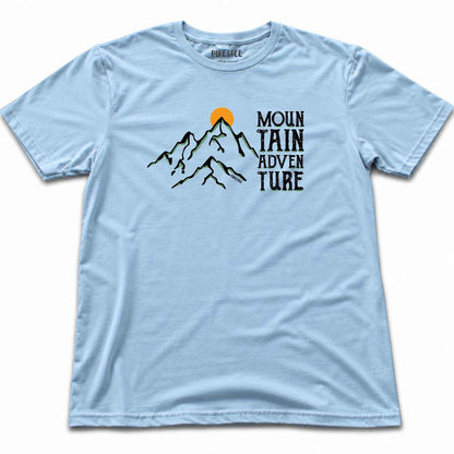 Mountain Adventure T-shirt - Light Blue