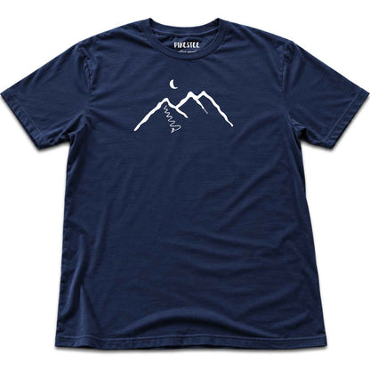 Snowboard Mountain T-shirt - Navy