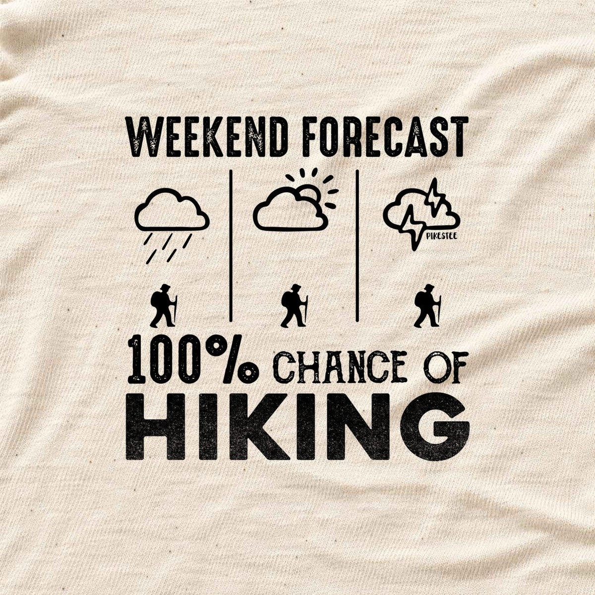 Chance Of Hiking T-shirt - Natural - hero