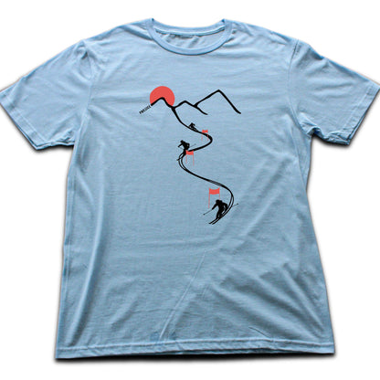 Ski Path Flags T-shirt