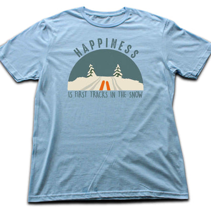 Happiness Is Snow Tracks T-shirt