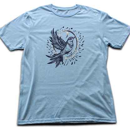 Floral Bird Mandala T-shirt