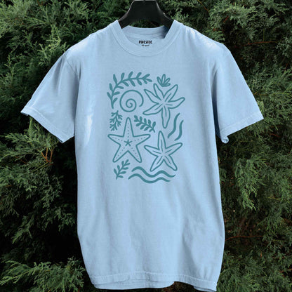 Floral Ocean Elements T-shirt
