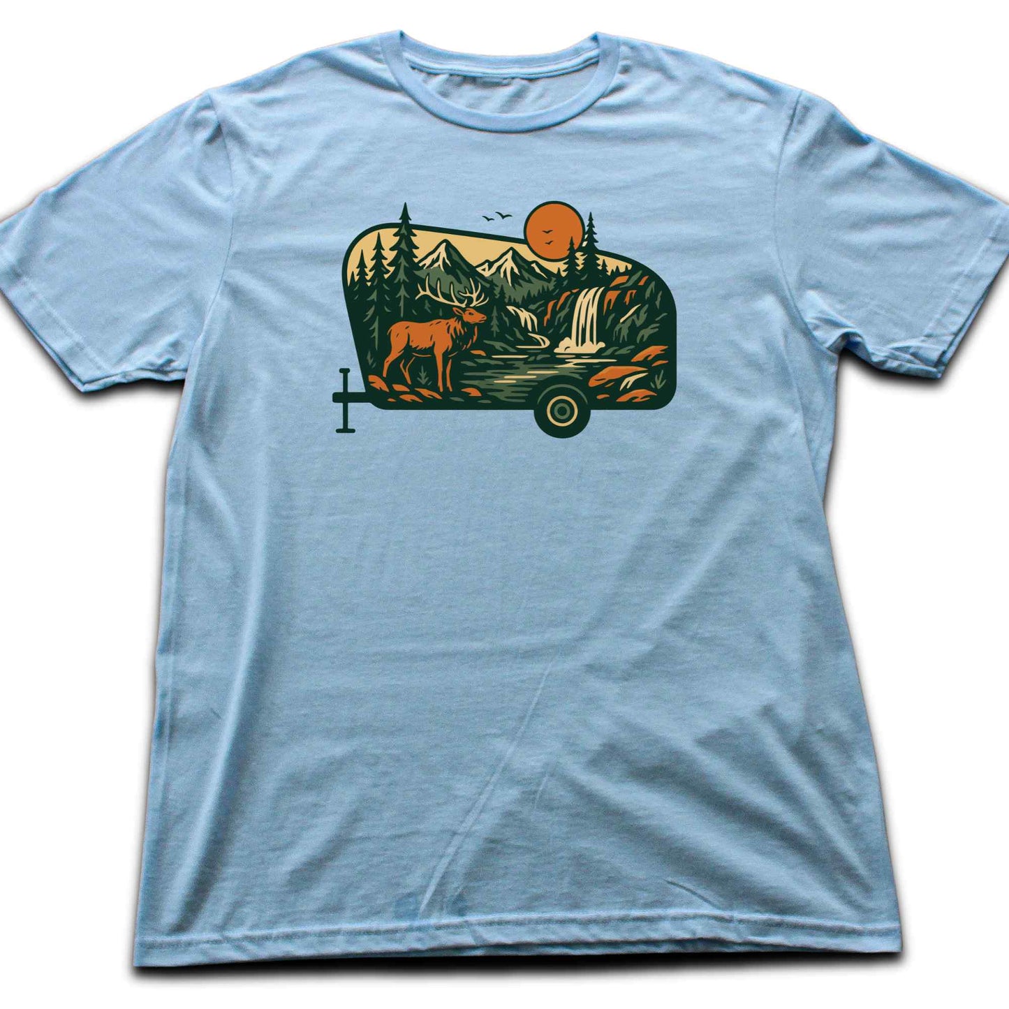 Caravan Deer Landscape T-shirt
