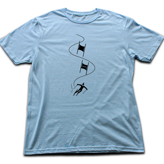 Cartoon Ski Slalom T-shirt