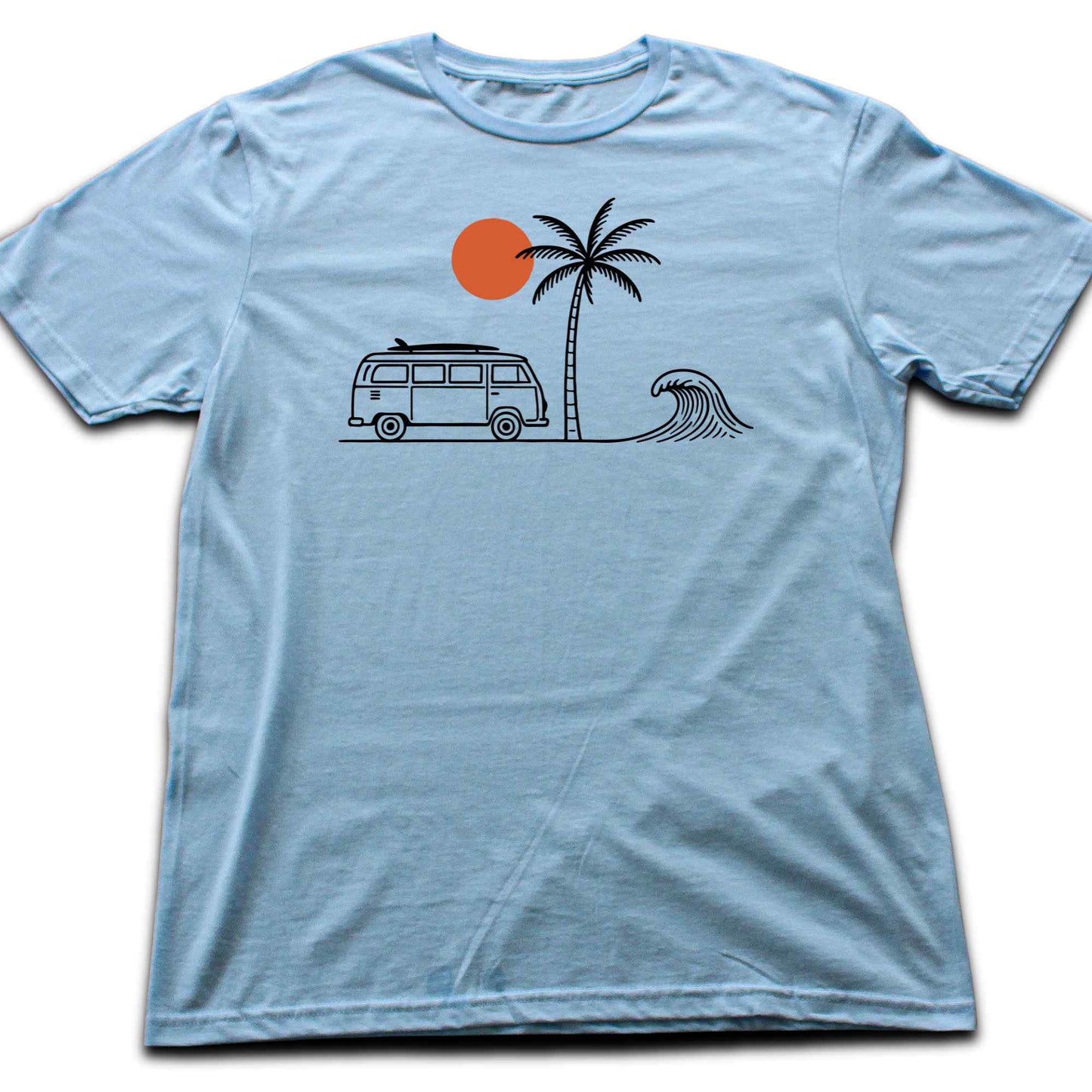 Surf Van And Wave T-shirt