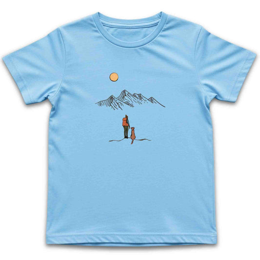 Hike With The Dog Kids T-Shirt