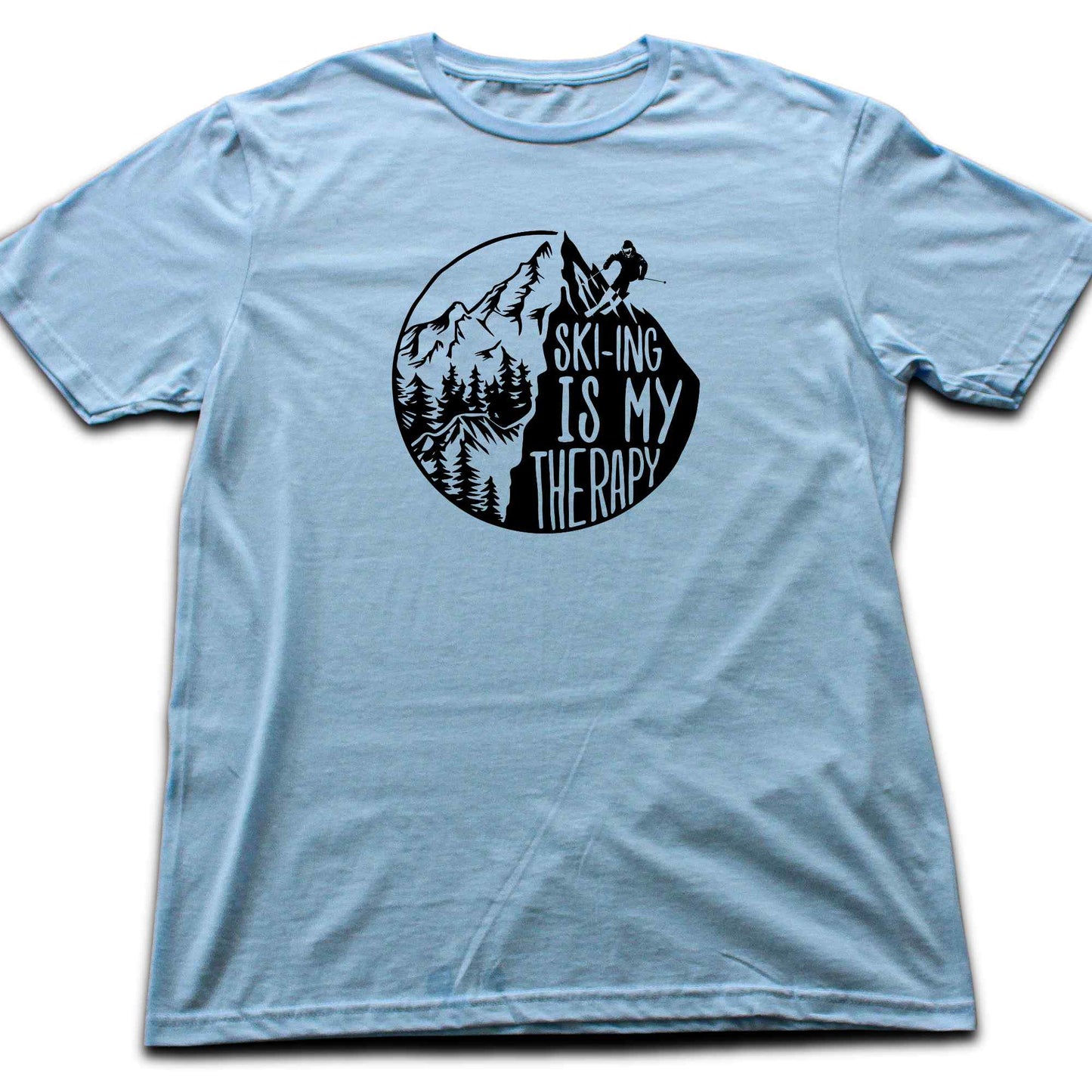 Skiing Is My Therapy T-shirt