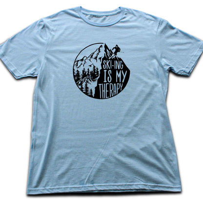 Skiing Is My Therapy T-shirt