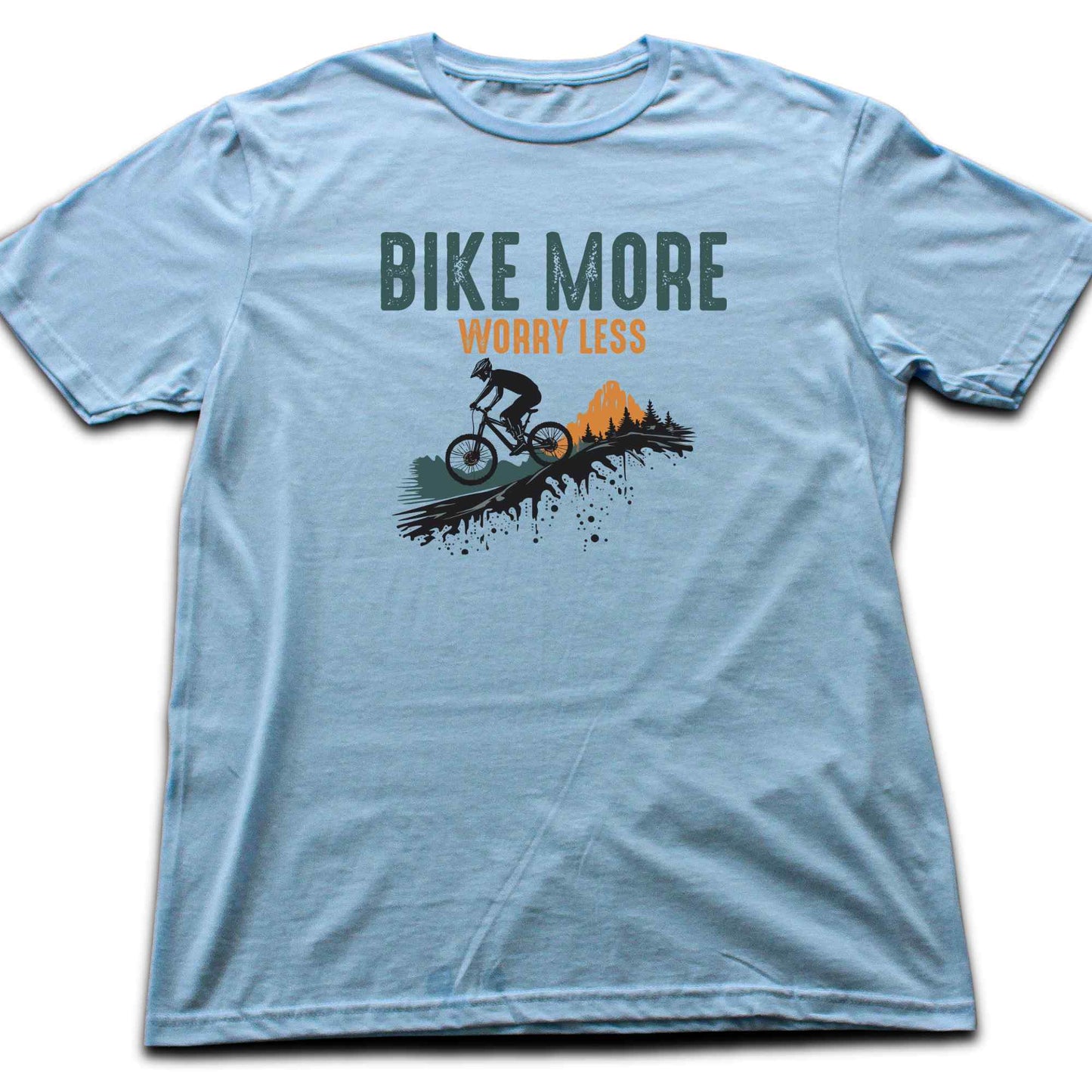 Bike More Worry Less T-shirt