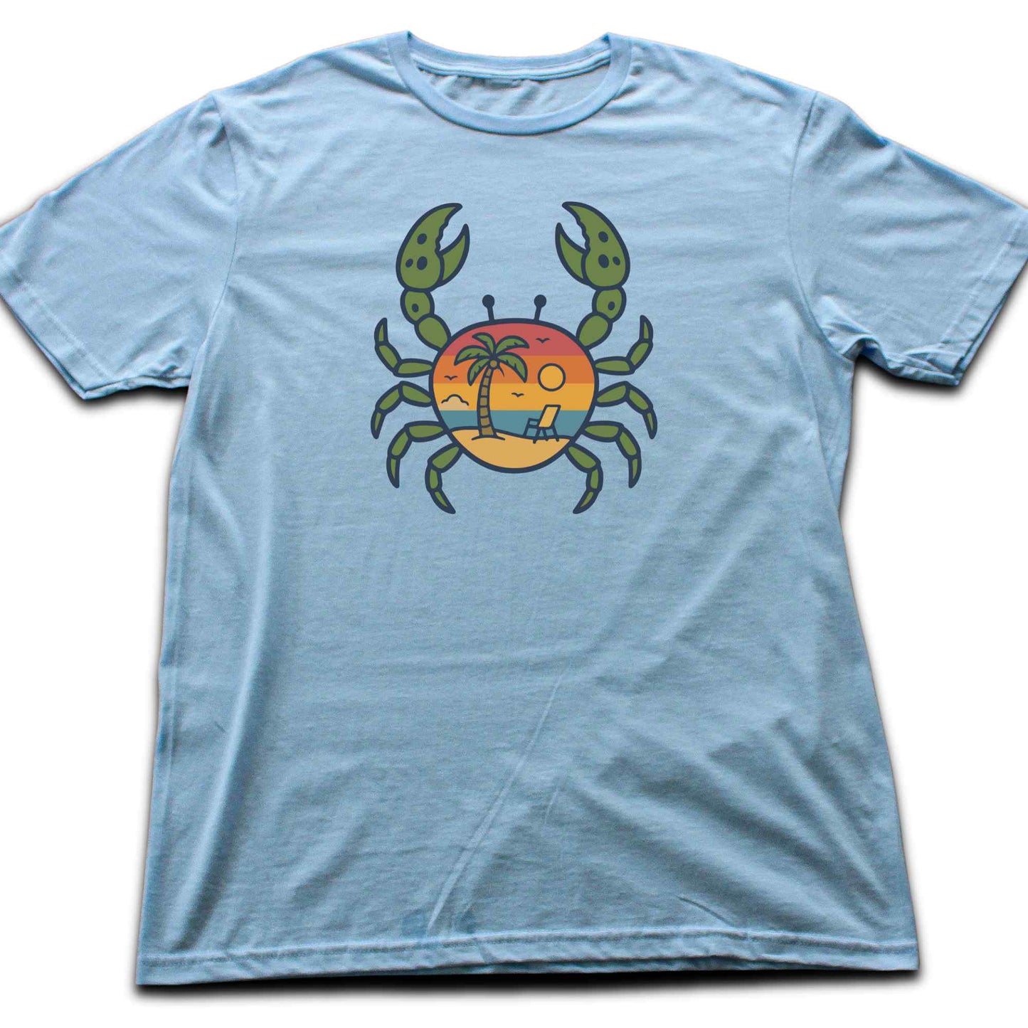 Crab Beach Landscape T-shirt