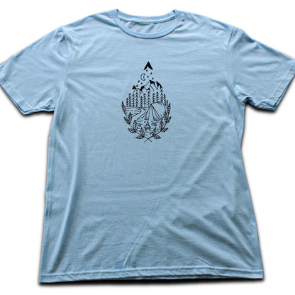 Water Drop Camp Site T-shirt