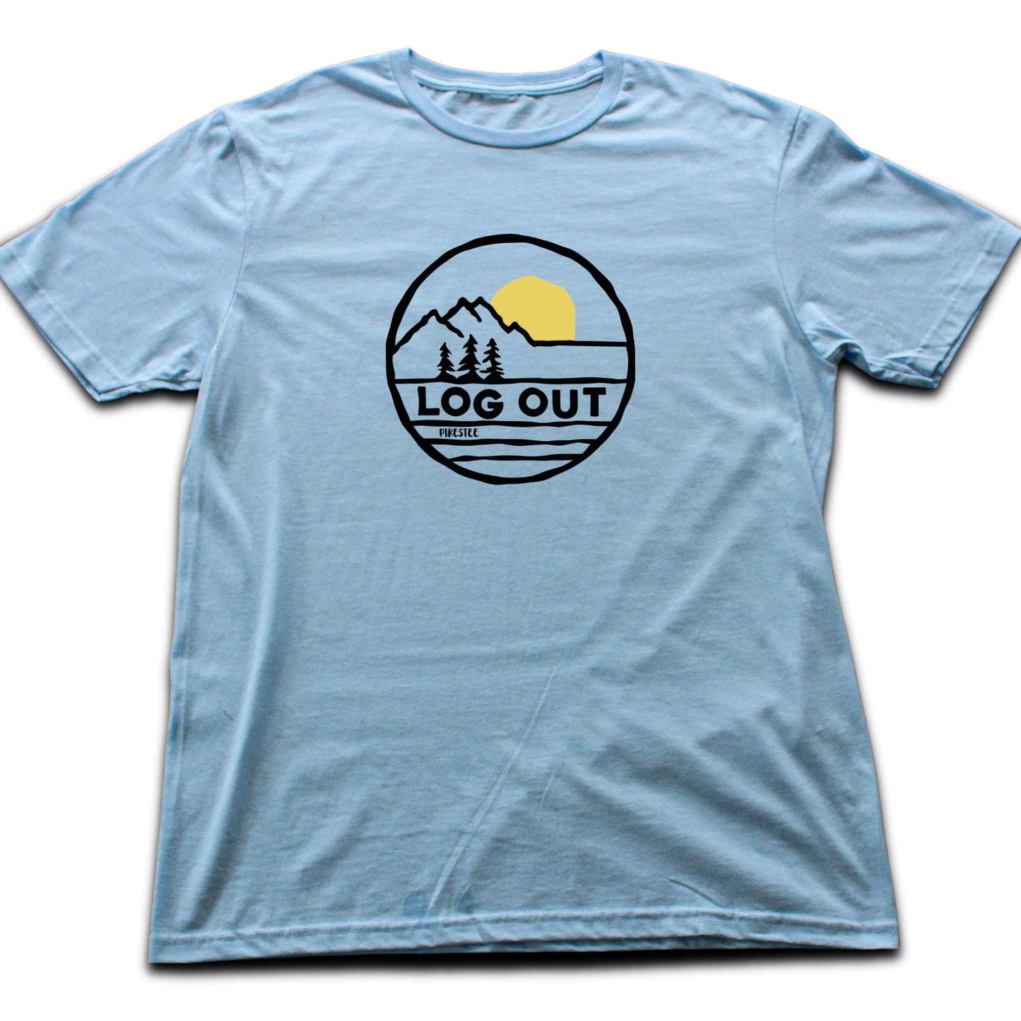 Log Out Pikestee T-shirt