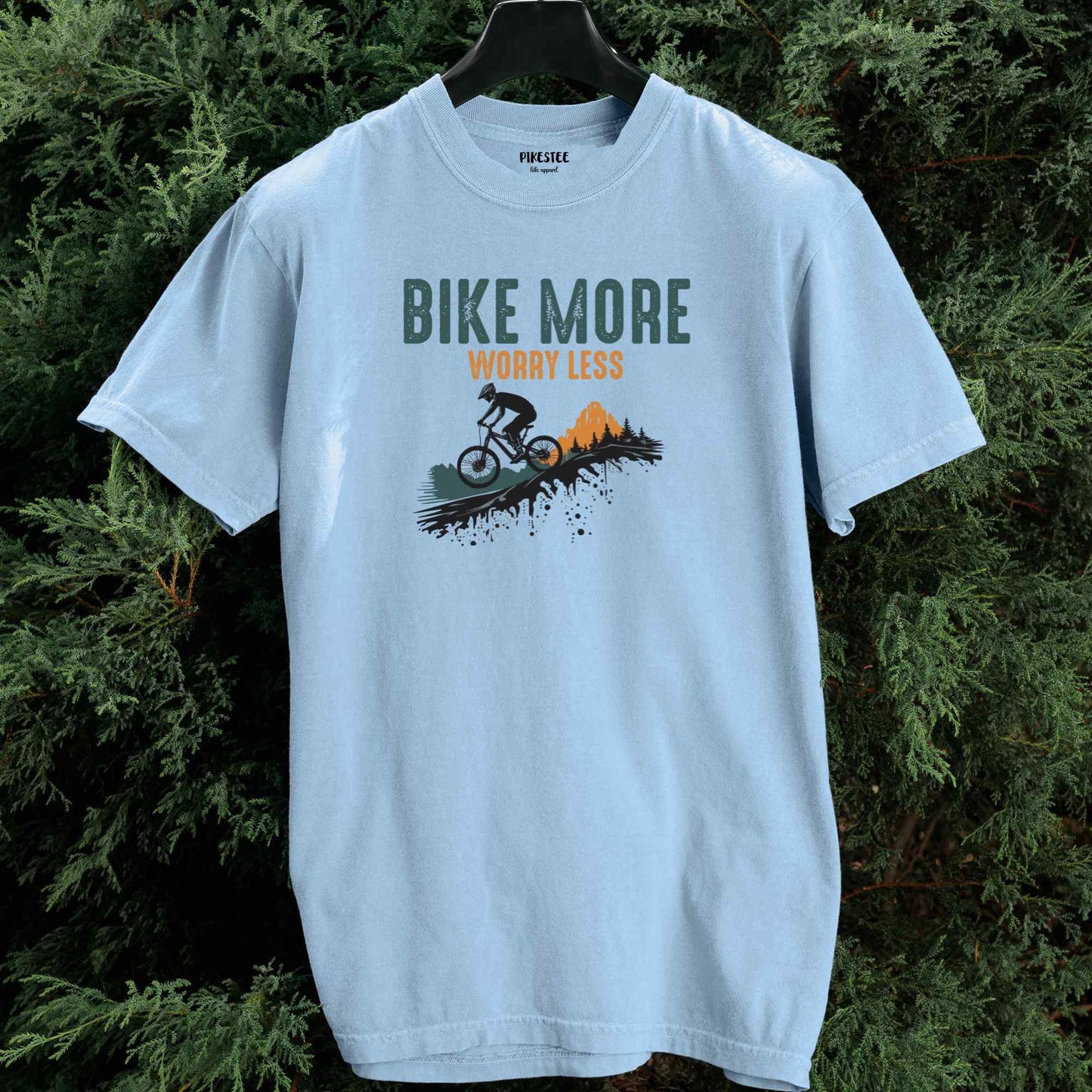 Bike More Worry Less T-shirt
