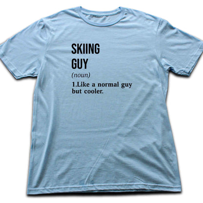 Skiing Guy Definition T-shirt