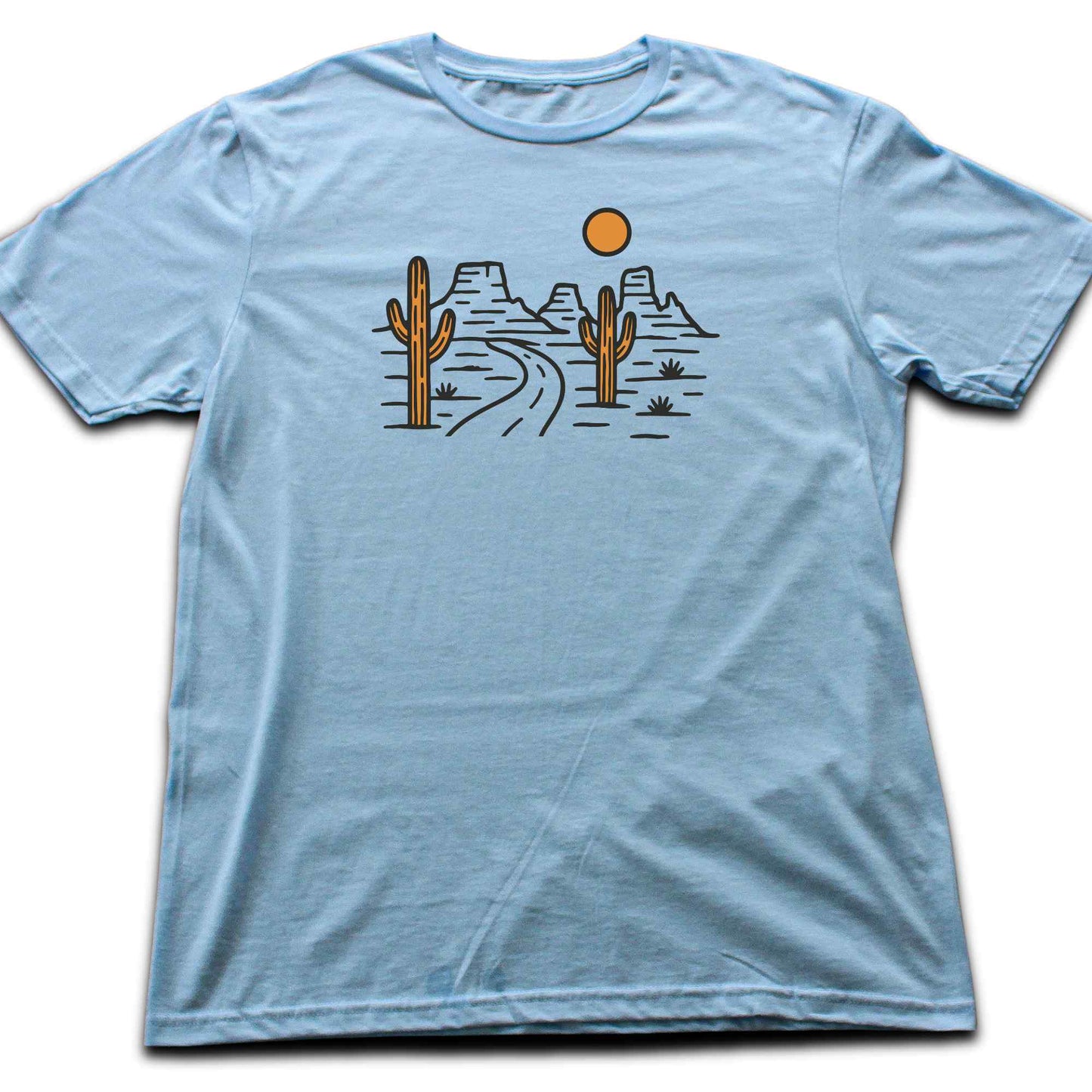 Canyon and Road Landscape T-shirt