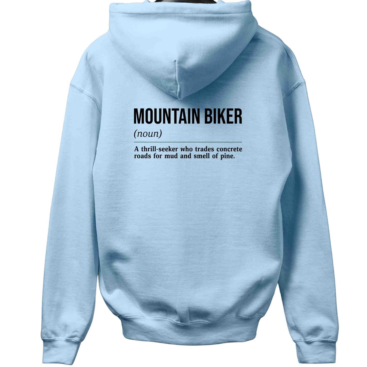 Mountain Biker Back-Print Hoodie