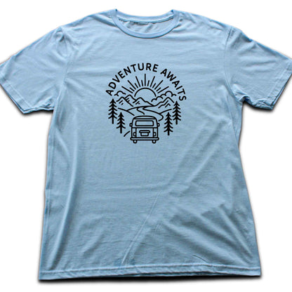 Adventure Awaits Van T-shirt