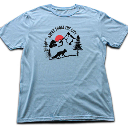 Away From The City Fox T-shirt