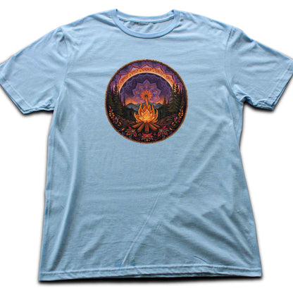 Mandala Campfire Landscape T-shirt
