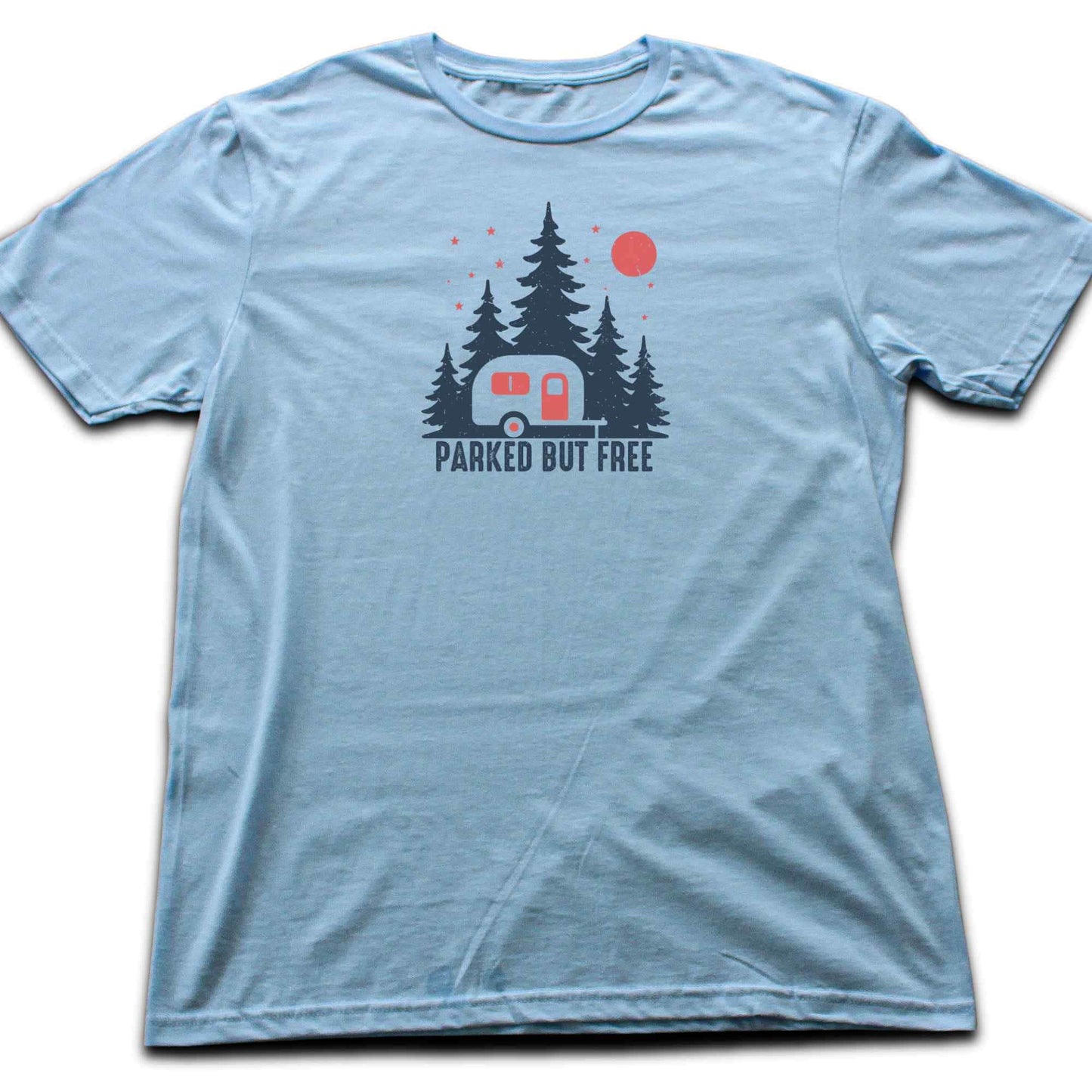 Parked But Free Caravan T-shirt