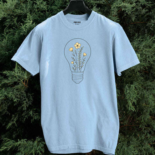 Light Bulb Flowers T-shirt