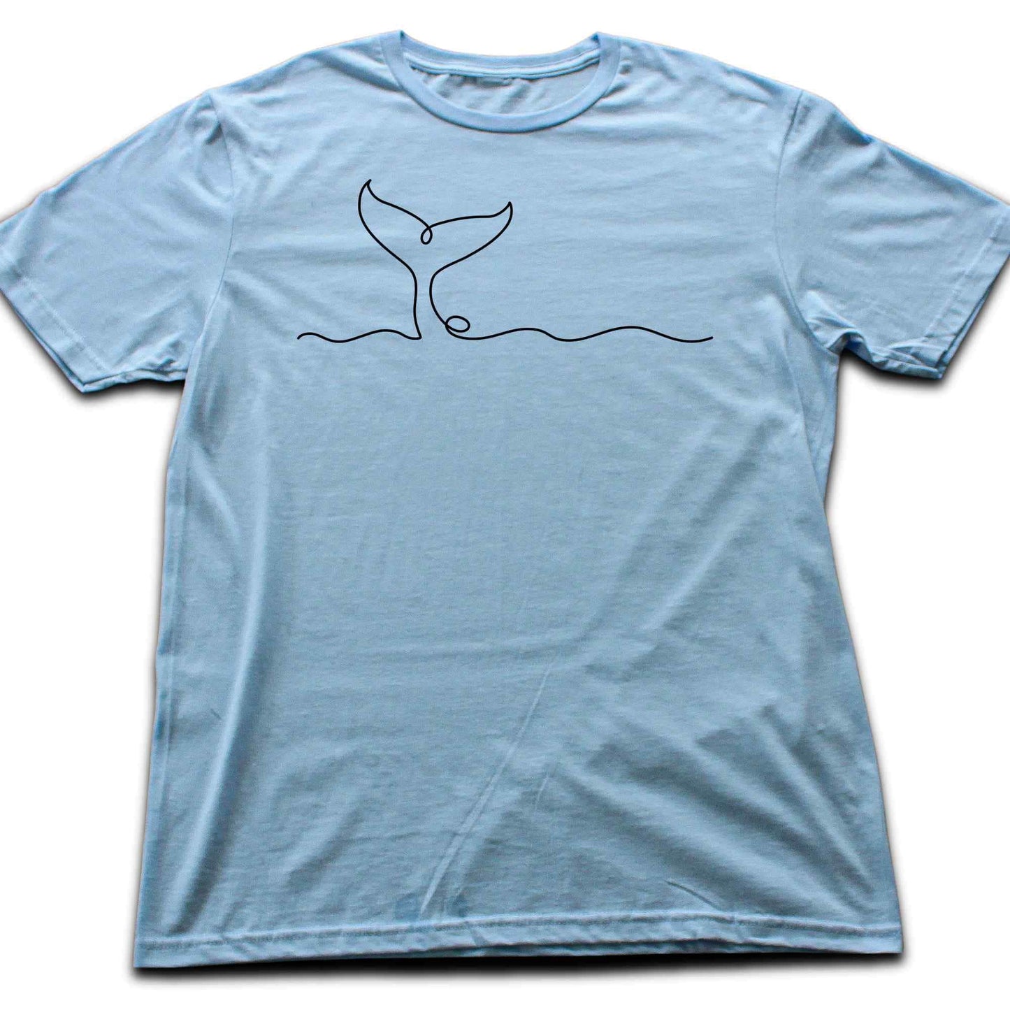 Whale Line art T-shirt