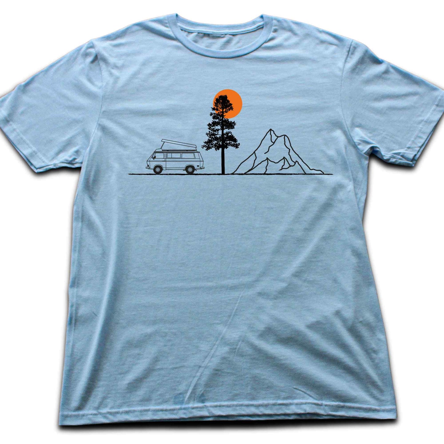 Van, Tree, Mountain T-shirt