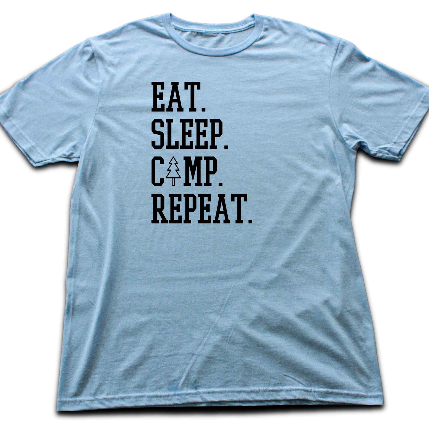 Eat. Sleep. Camp. Repeat T-shirt