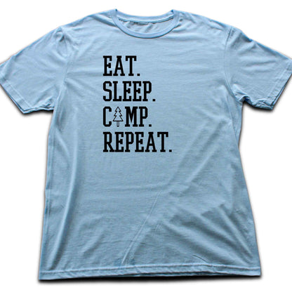 Eat. Sleep. Camp. Repeat T-shirt
