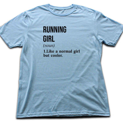 Running Girl Definition T-shirt