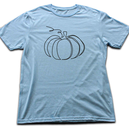 Pumpkin Line Art T-shirt