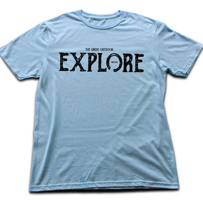 Explore The Great Outdoor Typo T-shirt
