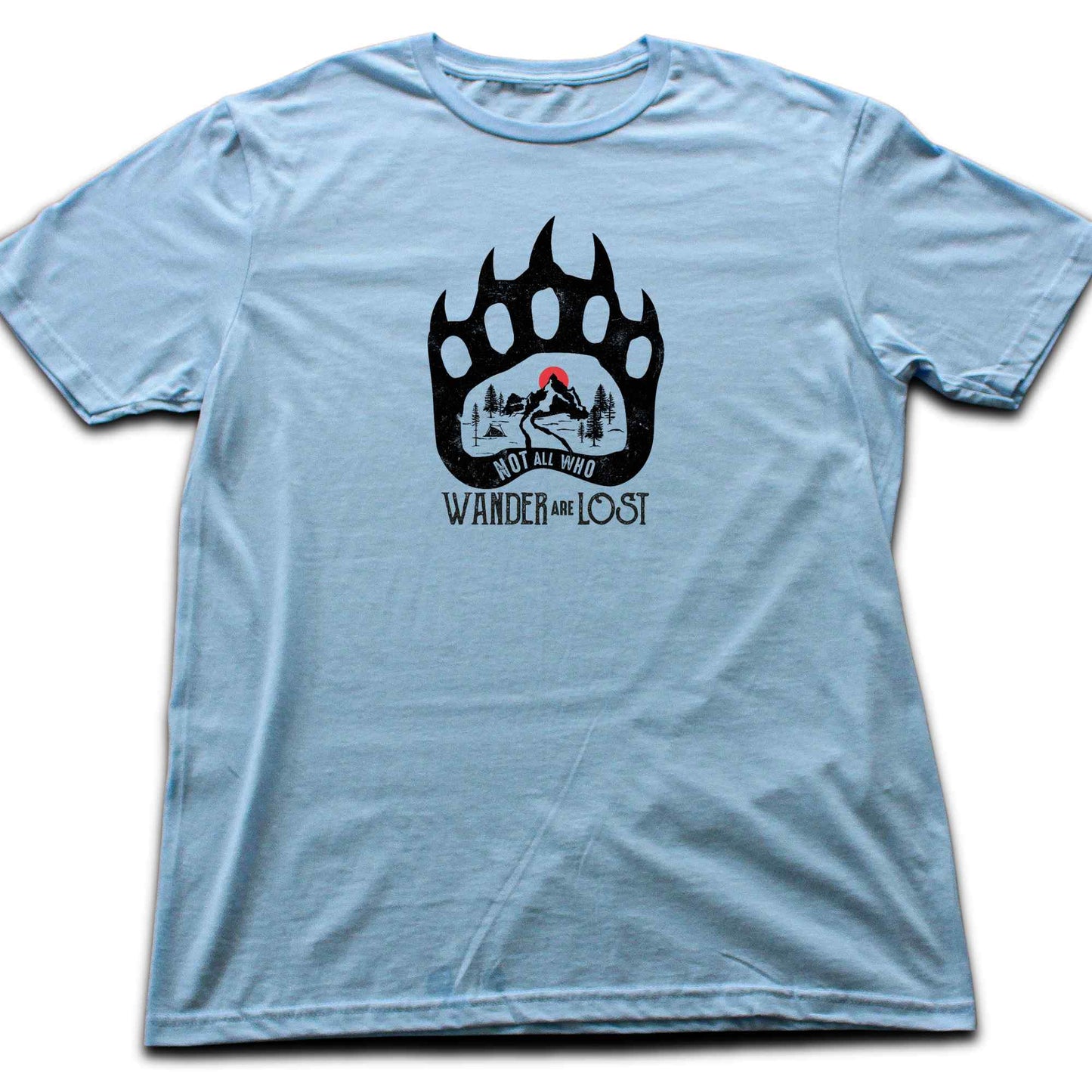 Wander Are Lost FootPrint T-shirt