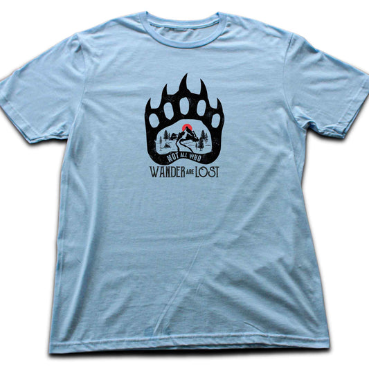Wander Are Lost FootPrint T-shirt