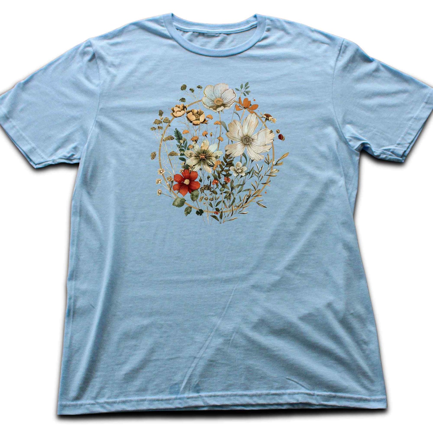 Gold Flowers T-shirt