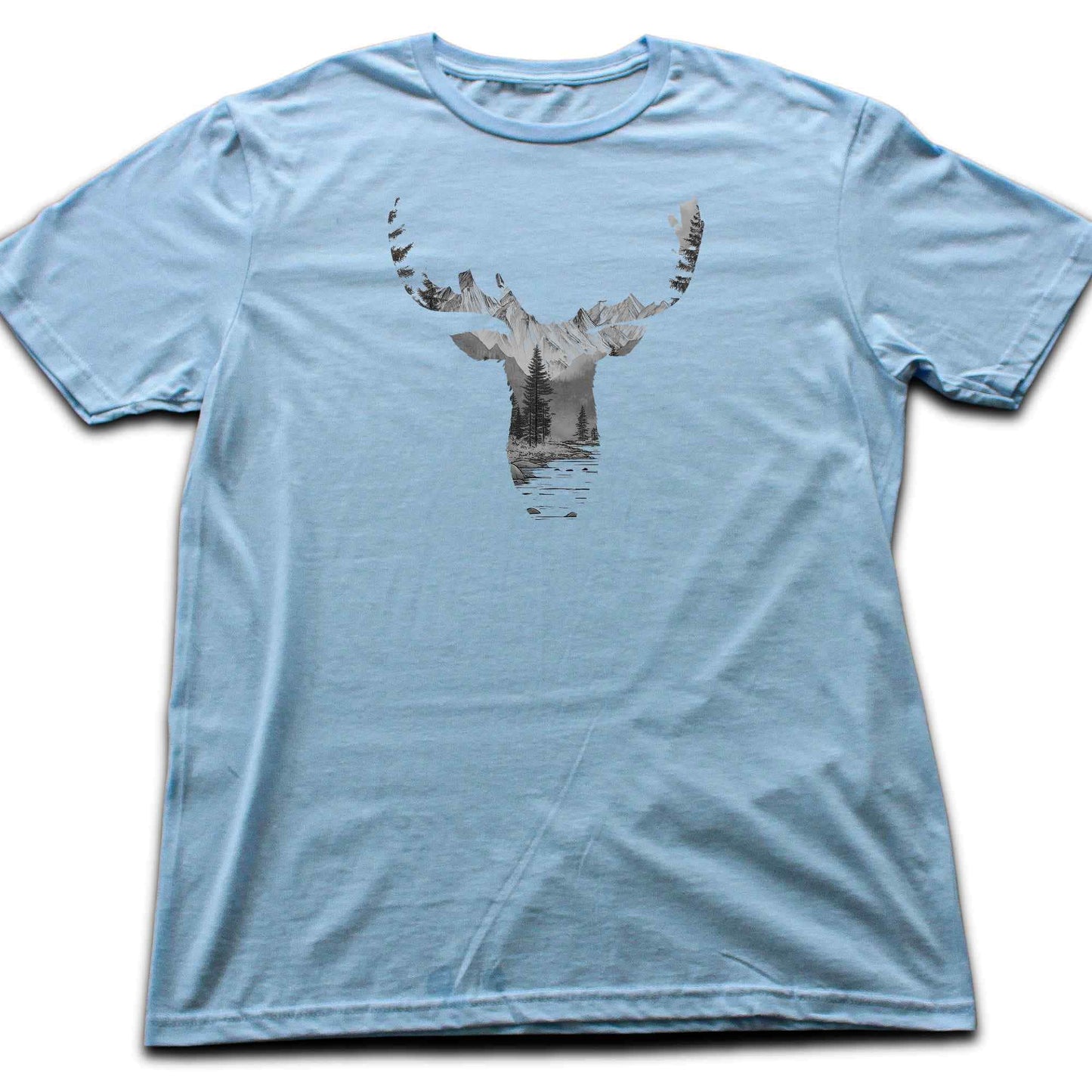 Deer Head Landscape T-shirt