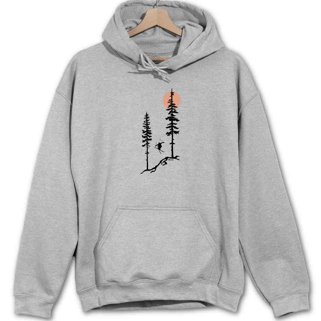 Ski Jump Trees Hoodie