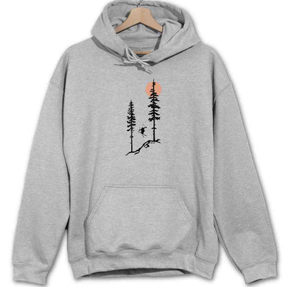 Ski Jump Trees Hoodie