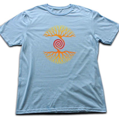 Tree and Roots Spiral T-shirt