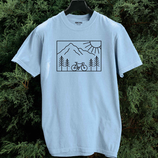 Cycling In Mountains T-shirt