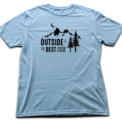 Outside Is The Best Side  T-shirt