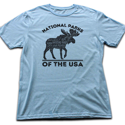 USA  Moose National Park T-shirt