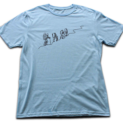 Line Art: Walking to the Top T-shirt