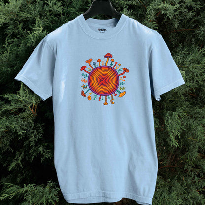 ColorFull Trunk and Mushrooms T-shirt