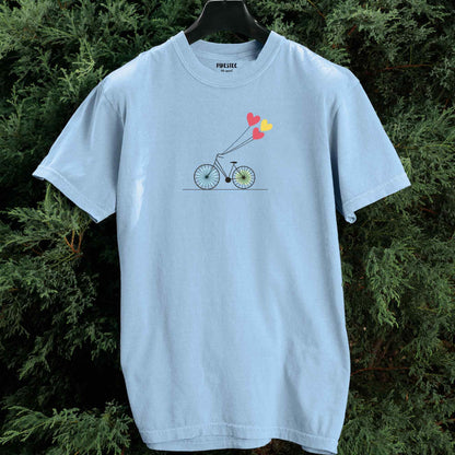 Heart Balloon Bike T-shirt