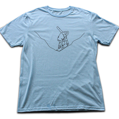 Snowboard Grab Line Art T-shirt