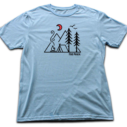 Find Peace Minimalist Camp T-shirt