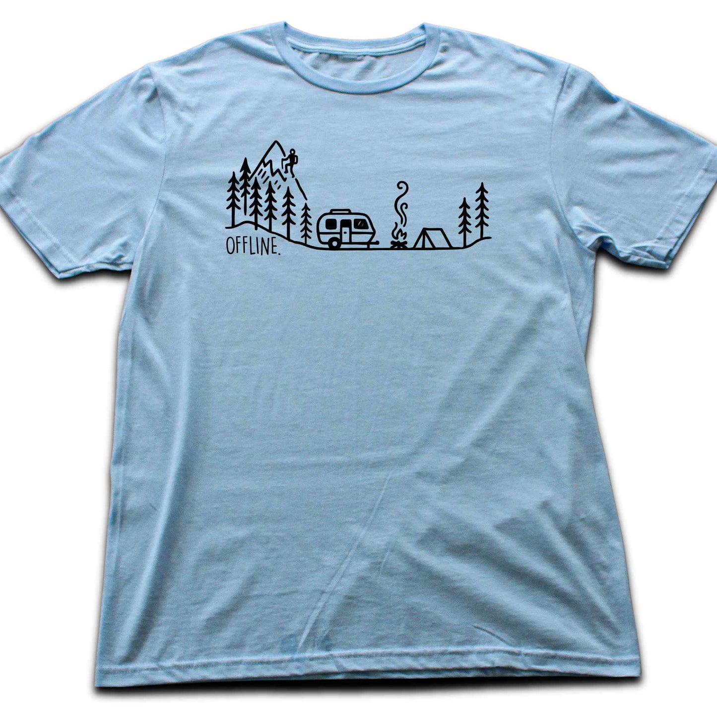 Caravan Camp Valley Offline T-shirt