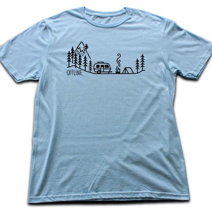 Caravan Camp Valley Offline T-shirt